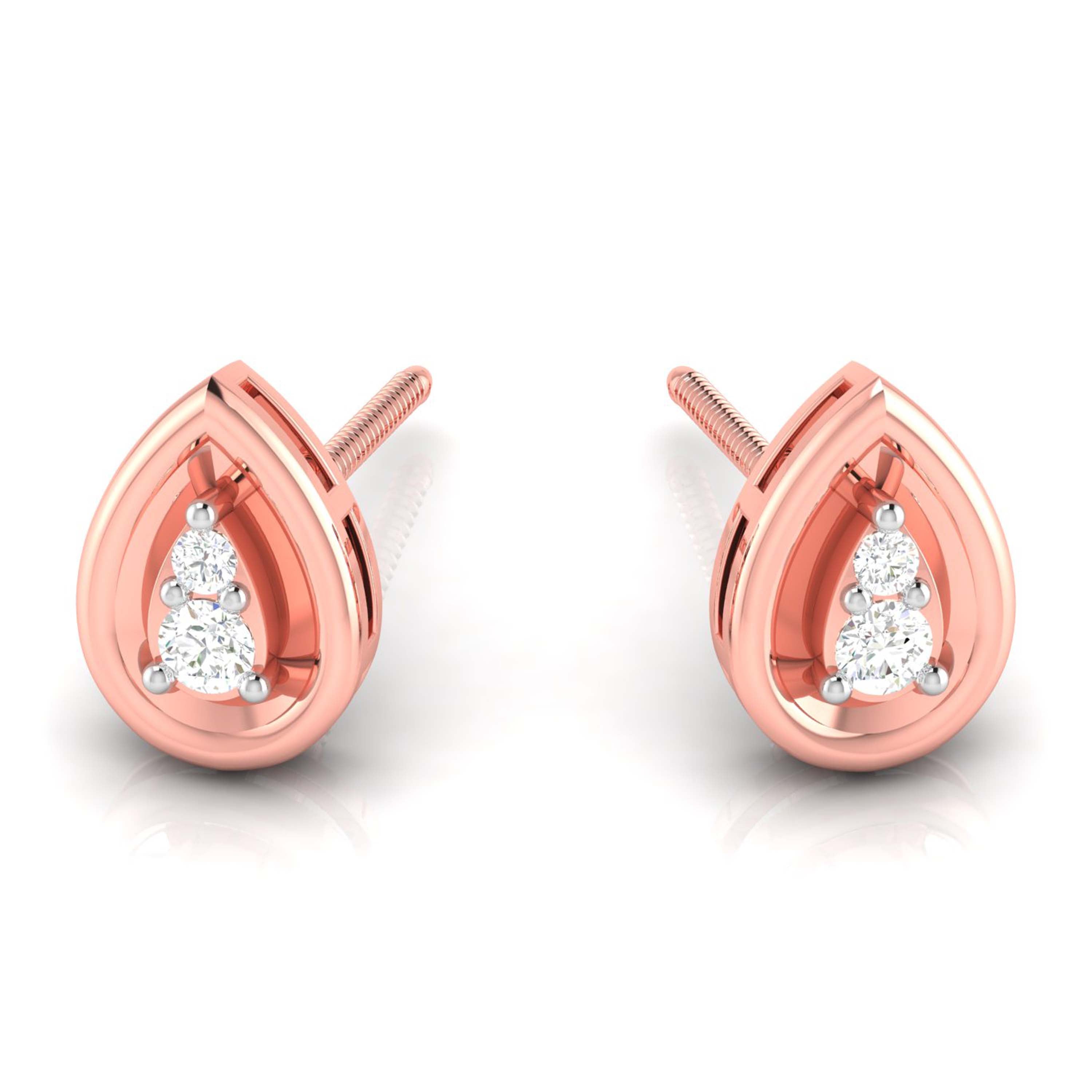 Small earrings design Sparkle Lab Grown Diamond Earrings Fiona Diamonds