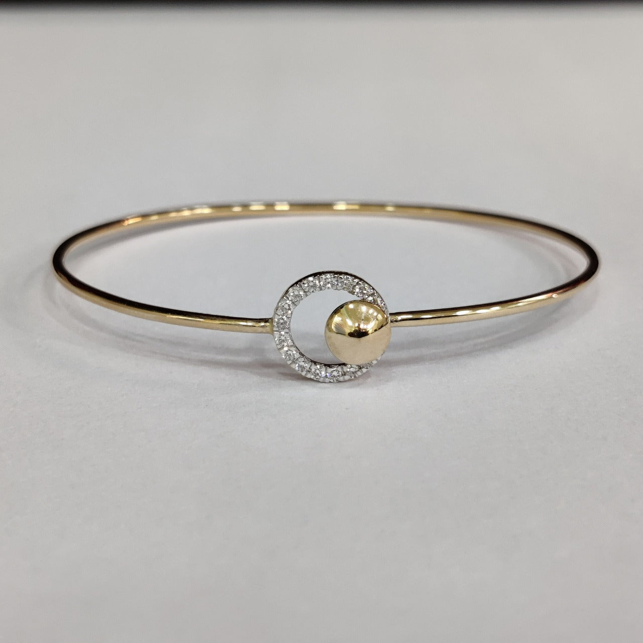 Whirl simple diamond bracelet Fiona Diamonds