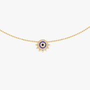 Iconic Evil Eye Lab Diamond Pendant - Fiona Diamonds - Fiona Diamonds