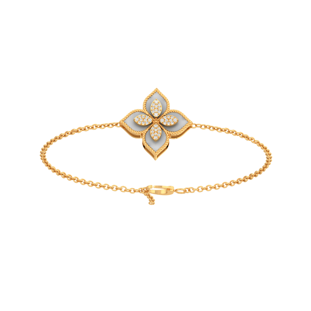 Lavaliere lab grown diamond bracelet