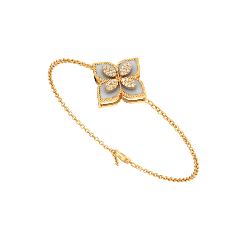 Lavaliere lab grown diamond bracelet