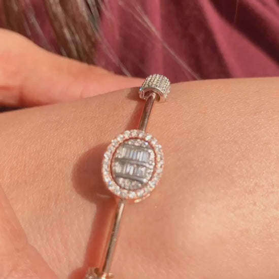 Load and play video in Gallery viewer, Nyra fancy diamond bracelet designs Fiona Diamonds
